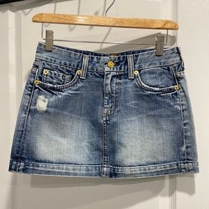 Denim skirt 7 for all mankind